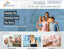 Tablet Screenshot of firstfamilydentalgroup.com